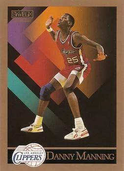1990-91 SkyBox Danny Manning #129 card image