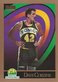 1990-91 SkyBox Dave Corzine #417 card image