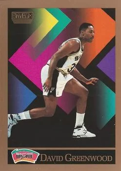 1990-91 SkyBox David Greenwood #414 card image