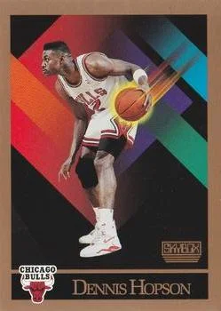 1990-91 SkyBox Dennis Hopson #371 card image