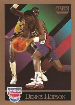 1990-91 SkyBox Dennis Hopson SP #182 card image