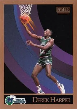 1990-91 SkyBox Derek Harper #64 card image
