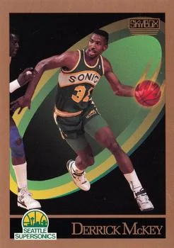 1990-91 SkyBox Derrick McKey #270 card image