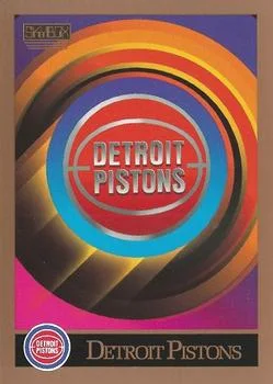 1990-91 SkyBox Detroit Pistons Logo/Checklist #335 card image
