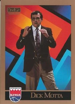 1990-91 SkyBox Dick Motta Head Coach #323 card image
