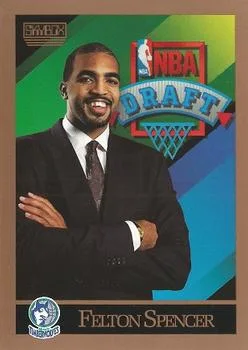 1990-91 SkyBox Felton Spencer Draft Picks #361 card image