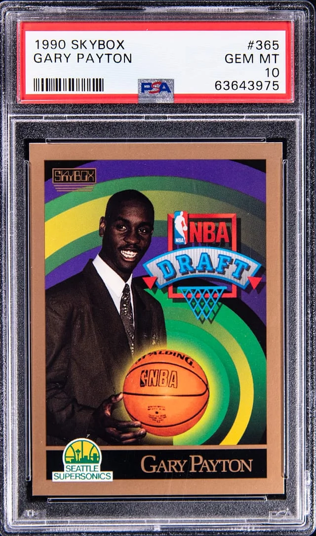 1990-91 SkyBox Gary Payton #365 card image