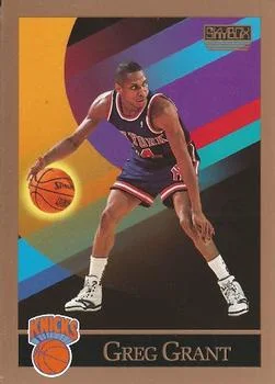 1990-91 SkyBox Greg Grant #400 card image