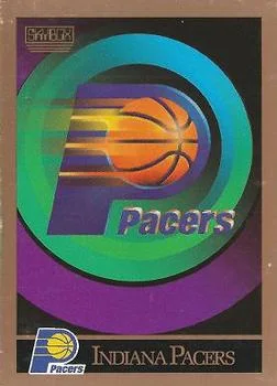 1990-91 SkyBox Indiana Pacers Logo/Checklist #338 card image