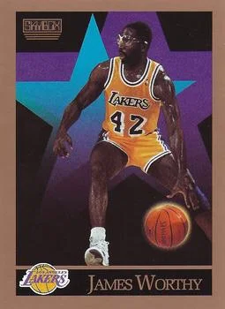 1990-91 SkyBox James Worthy #143 card image