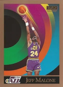 1990-91 SkyBox Jeff Malone #418 card image