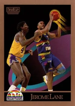 1990-91 SkyBox Jerome Lane #77 card image