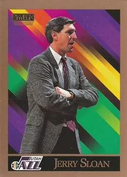 1990-91 SkyBox Jerry Sloan Head Coach #326 card image