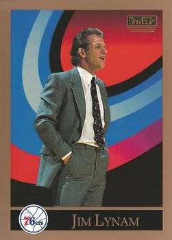 1990-91 SkyBox Jim Lynam Head Coach #320 card image