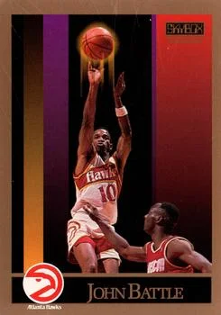 1990-91 SkyBox John Battle #1 card image