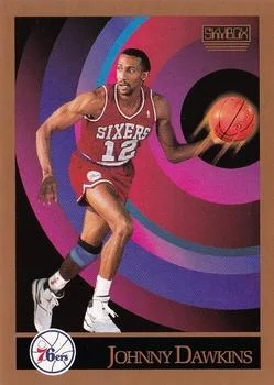 1990-91 SkyBox Johnny Dawkins #214 card image