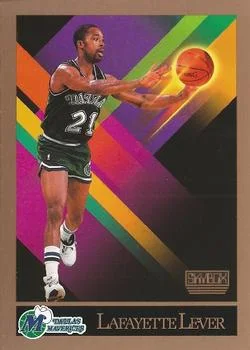 1990-91 SkyBox Lafayette Lever "Lafayette" on front #376 card image