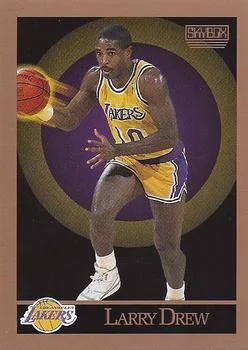 1990-91 SkyBox Larry Drew #136 card image