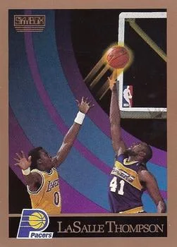 1990-91 SkyBox LaSalle Thompson CORCOR: Listed #123b card image