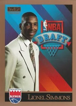 1990-91 SkyBox Lionel Simmons Draft Picks #364 card image