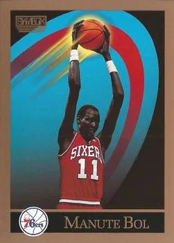 1990-91 SkyBox Manute Bol #403 card image