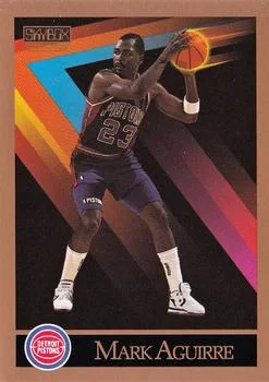 1990-91 SkyBox Mark Aguirre #82 card image