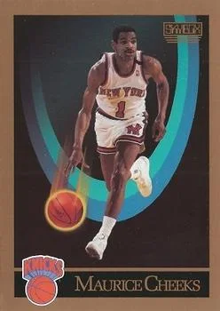 1990-91 SkyBox Maurice Cheeks #186 card image