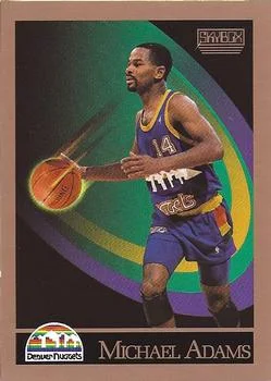 1990-91 SkyBox Michael Adams #71 card image