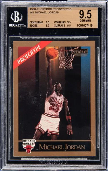 1990-91 SkyBox Michael Jordan Prototypes #1 card image