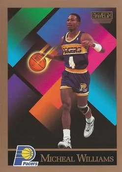 1990-91 SkyBox Micheal Williams #388 card image