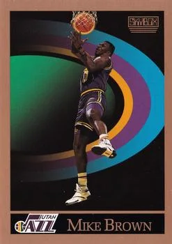 1990-91 SkyBox Mike Brown #275 card image