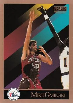 1990-91 SkyBox Mike Gminski #215 card image