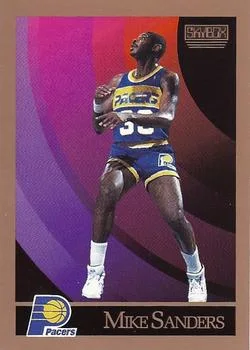 1990-91 SkyBox Mike Sanders #120 card image