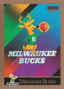 1990-91 SkyBox Milwaukee Bucks Logo/Checklist #342 card image