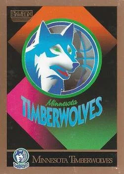 1990-91 SkyBox Minnesota Timberwolves Logo/Checklist #343 card image