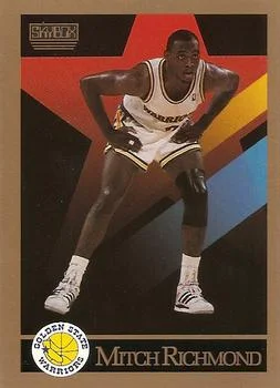 1990-91 SkyBox Mitch Richmond #100 card image
