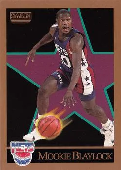 1990-91 SkyBox Mookie Blaylock #176 card image