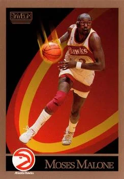 1990-91 SkyBox Moses Malone #6 card image
