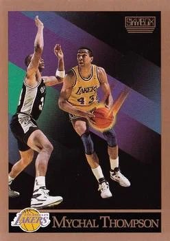 1990-91 SkyBox Mychal Thompson #141 card image