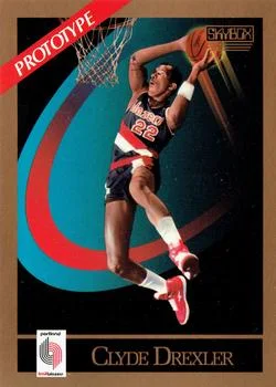 1990-91 SkyBox Clyde Drexler PROTO [Prototypes] Prototypes #233 card image