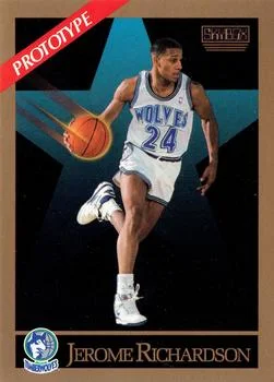 1990-91 SkyBox Jerome Richardson PROTO"Jerome" on front [Prototypes] Prototypes #173 card image