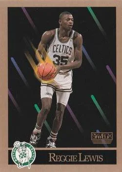 1990-91 SkyBox Reggie Lewis #18 card image