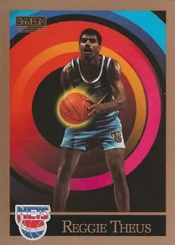 1990-91 SkyBox Reggie Theus #399 card image