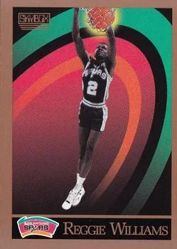 1990-91 SkyBox Reggie Williams #416 card image