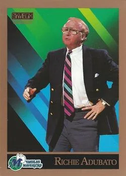 1990-91 SkyBox Richie Adubato Head Coach #306 card image