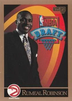 1990-91 SkyBox Rumeal Robinson Draft Picks #355 card image