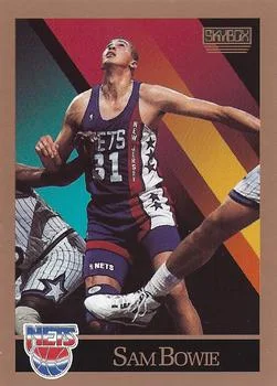 1990-91 SkyBox Sam Bowie #177 card image