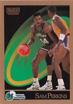 1990-91 SkyBox Sam Perkins SP #66 card image