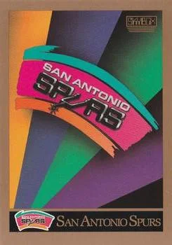 1990-91 SkyBox San Antonio Spurs Logo/Checklist #351 card image