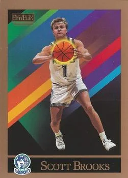 1990-91 SkyBox Scott Brooks #396 card image